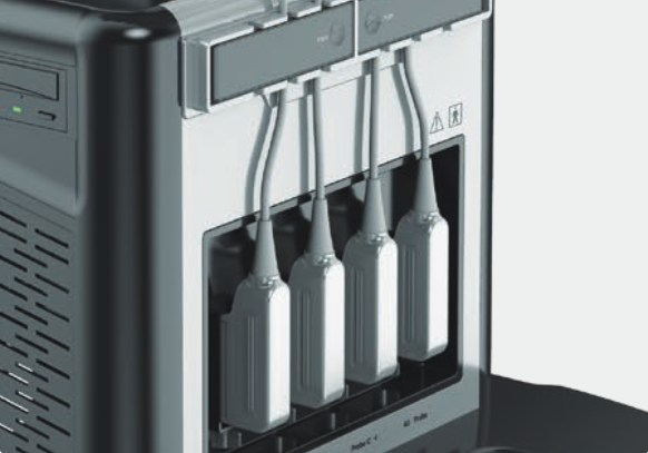 4D ultrasound machine probe connectors