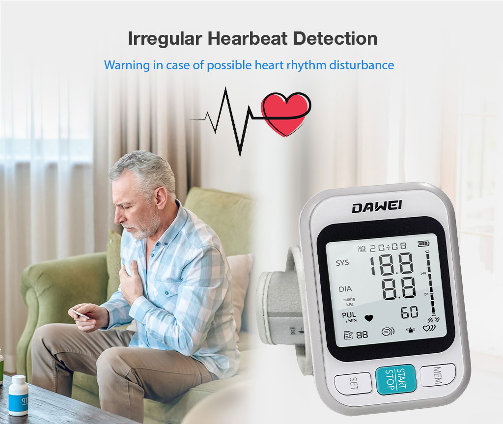 Measure your blood pressure anytime, anywhere with our Wrist Blood Pressure Monitor